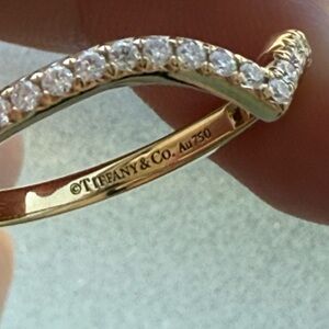 Tiffany & Co. Gold and Diamond Band